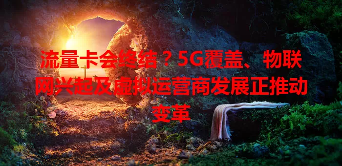 流量卡会终结？5G覆盖、物联网兴起及虚拟运营商发展正推动变革
