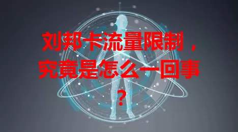刘邦卡流量限制，究竟是怎么一回事？
