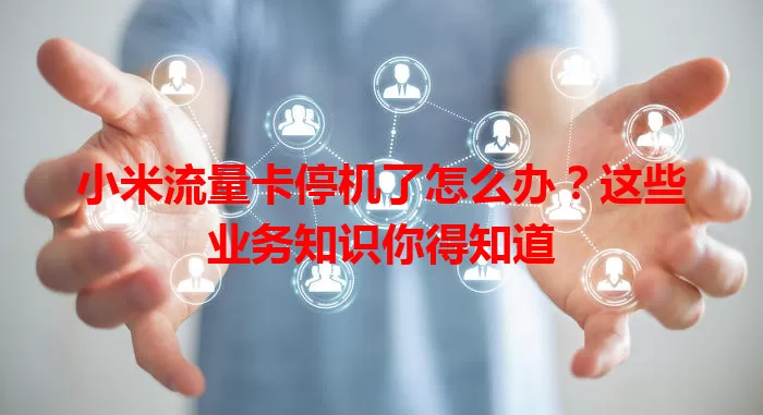 小米流量卡停机了怎么办？这些业务知识你得知道