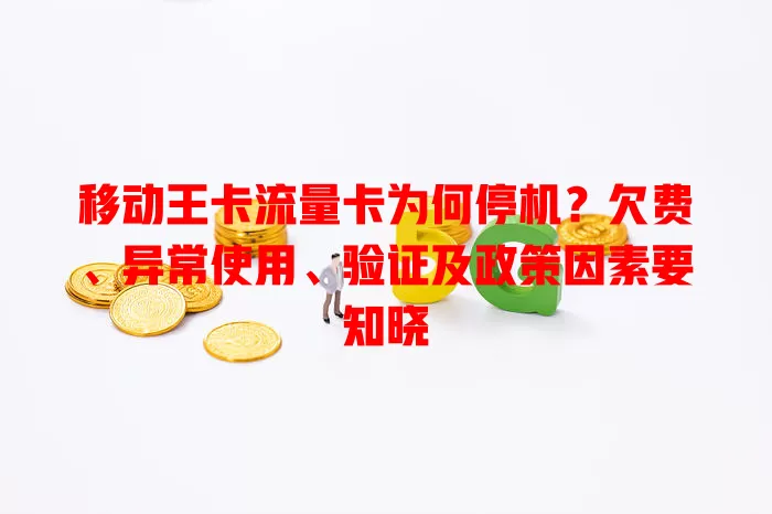 移动王卡流量卡为何停机？欠费、异常使用、验证及政策因素要知晓
