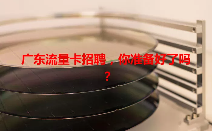 广东流量卡招聘，你准备好了吗？