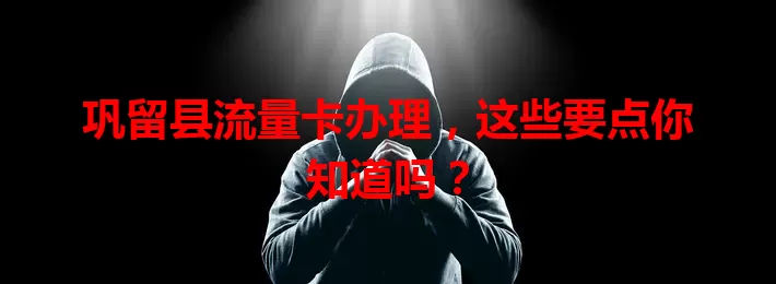 巩留县流量卡办理，这些要点你知道吗？
