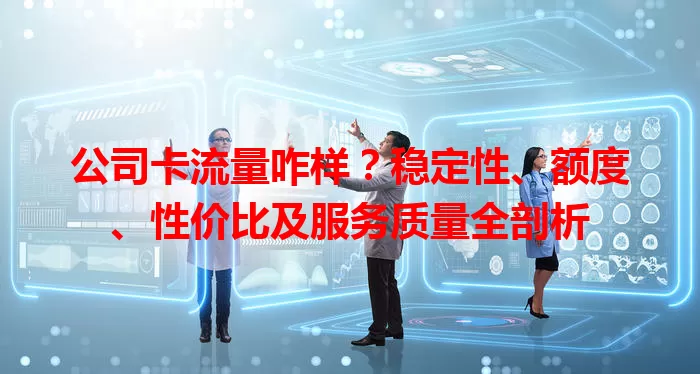 公司卡流量咋样？稳定性、额度、性价比及服务质量全剖析