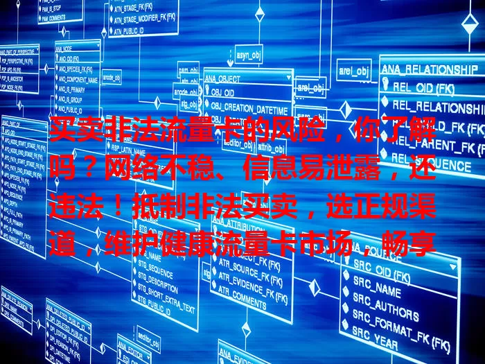 买卖非法流量卡的风险，你了解吗？网络不稳、信息易泄露，还违法！抵制非法买卖，选正规渠道，维护健康流量卡市场，畅享安全网络生活