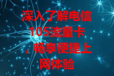 深入了解电信105流量卡，畅享便捷上网体验