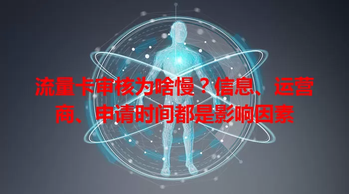 流量卡审核为啥慢？信息、运营商、申请时间都是影响因素