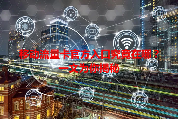移动流量卡官方入口究竟在哪？一文为你揭秘