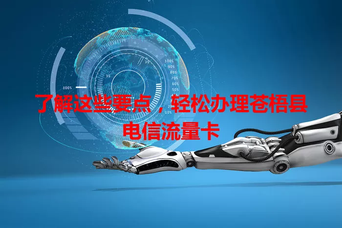 了解这些要点，轻松办理苍梧县电信流量卡