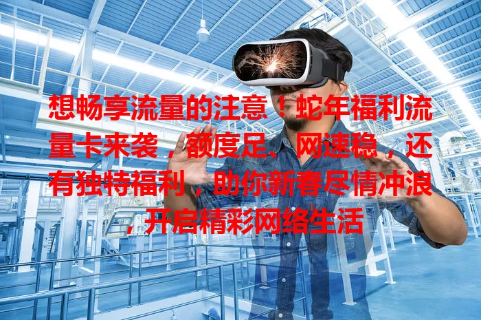 想畅享流量的注意！蛇年福利流量卡来袭，额度足、网速稳，还有独特福利，助你新春尽情冲浪，开启精彩网络生活