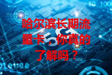 哈尔滨长期流量卡，你真的了解吗？