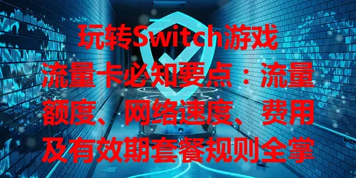 玩转Switch游戏流量卡必知要点：流量额度、网络速度、费用及有效期套餐规则全掌握