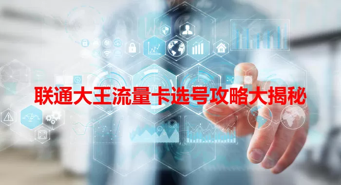 联通大王流量卡选号攻略大揭秘