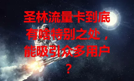 圣林流量卡到底有啥特别之处，能吸引众多用户？