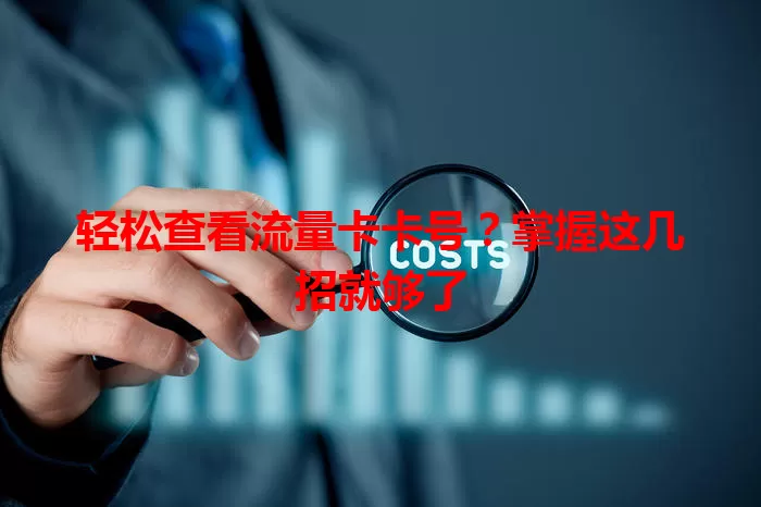 轻松查看流量卡卡号？掌握这几招就够了
