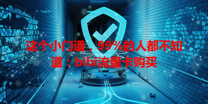 这个小门道，99%的人都不知道：bibi流量卡购买