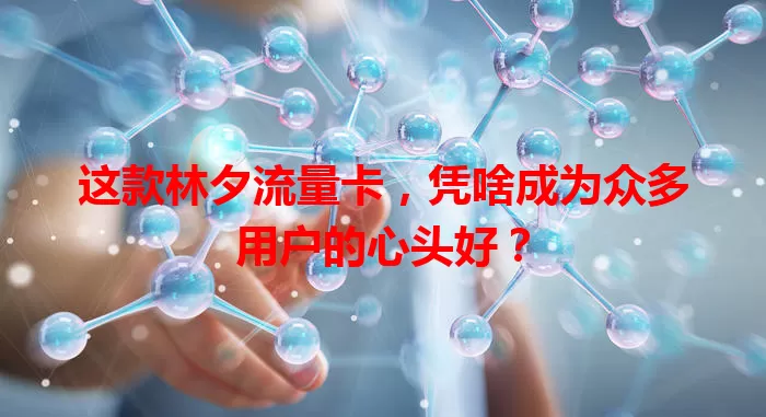 这款林夕流量卡，凭啥成为众多用户的心头好？