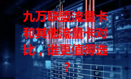 九万联盟流量卡和其他流量卡对比，谁更值得选？