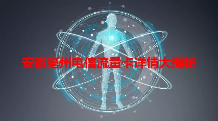 安徽亳州电信流量卡详情大揭秘