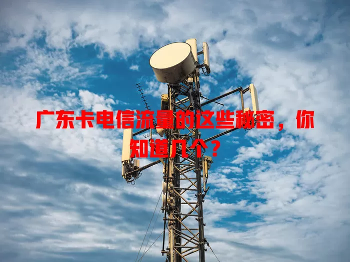 广东卡电信流量的这些秘密，你知道几个？
