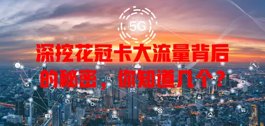 深挖花冠卡大流量背后的秘密，你知道几个？