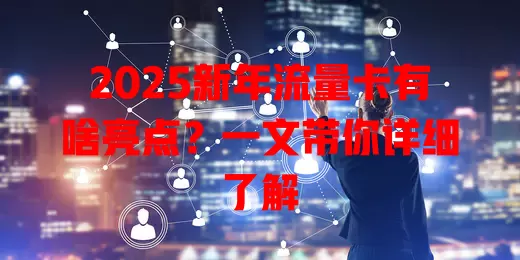 2025新年流量卡有啥亮点？一文带你详细了解