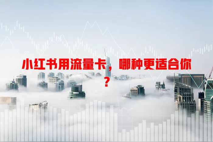 小红书用流量卡，哪种更适合你？