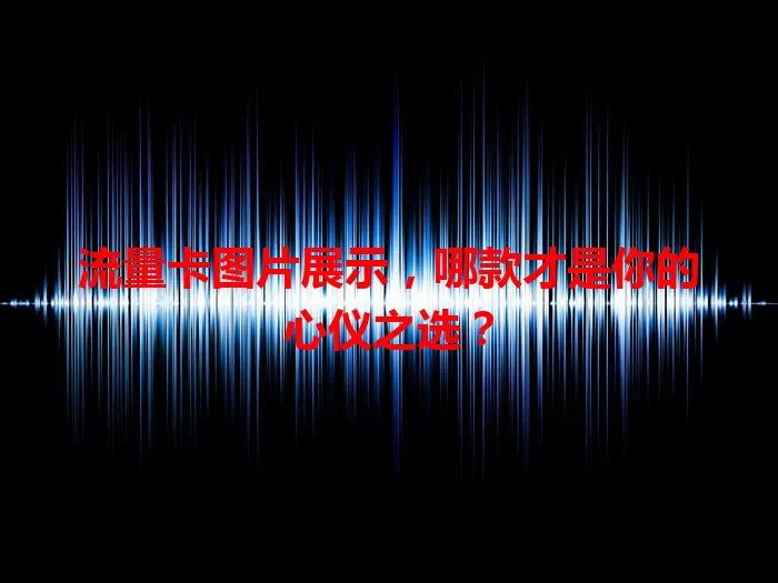 流量卡图片展示，哪款才是你的心仪之选？