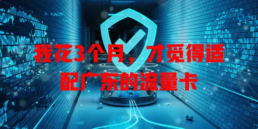 我花3个月，才觅得适配广东的流量卡