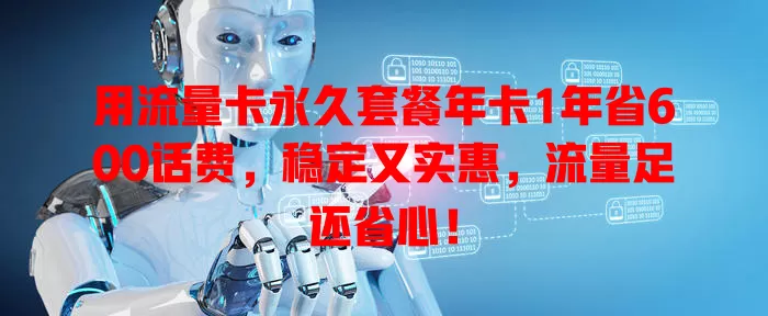 用流量卡永久套餐年卡1年省600话费，稳定又实惠，流量足还省心！