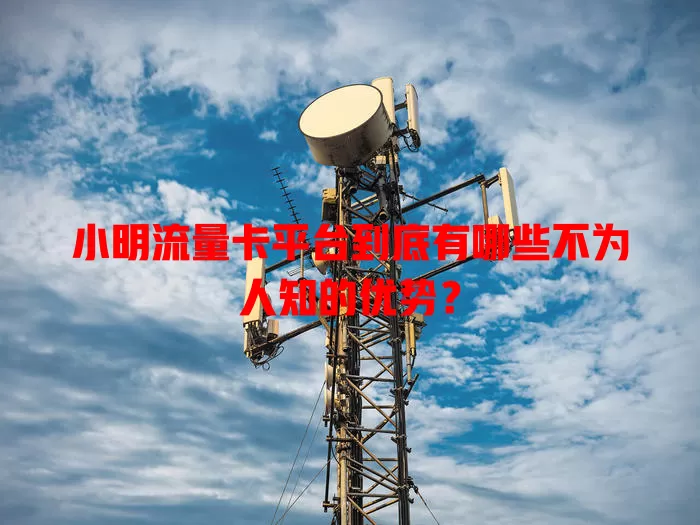 小明流量卡平台到底有哪些不为人知的优势？