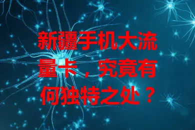 新疆手机大流量卡，究竟有何独特之处？