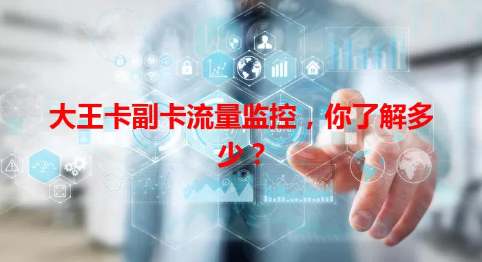 大王卡副卡流量监控，你了解多少？