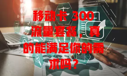 移动卡 300 流量套餐，真的能满足你的需求吗？