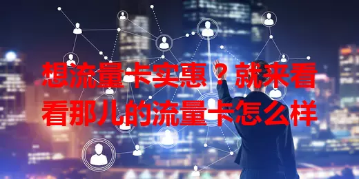 想流量卡实惠？就来看看那儿的流量卡怎么样