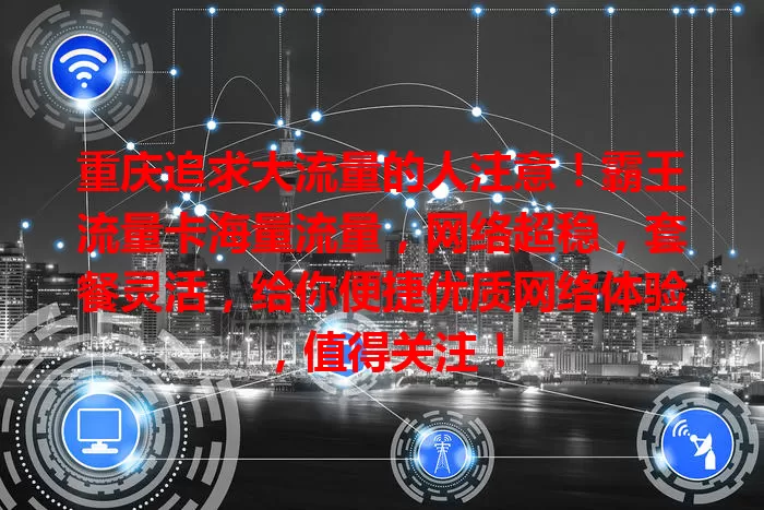 重庆追求大流量的人注意！霸王流量卡海量流量，网络超稳，套餐灵活，给你便捷优质网络体验，值得关注！