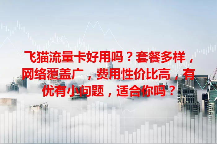 飞猫流量卡好用吗？套餐多样，网络覆盖广，费用性价比高，有优有小问题，适合你吗？