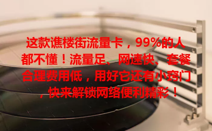 这款谯楼街流量卡，99%的人都不懂！流量足、网速快、套餐合理费用低，用好它还有小窍门，快来解锁网络便利精彩！