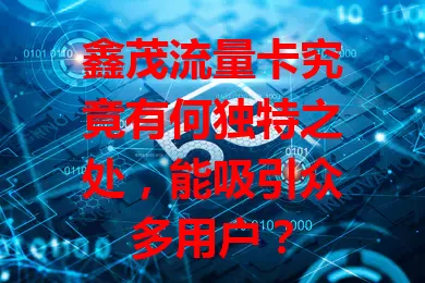 鑫茂流量卡究竟有何独特之处，能吸引众多用户？