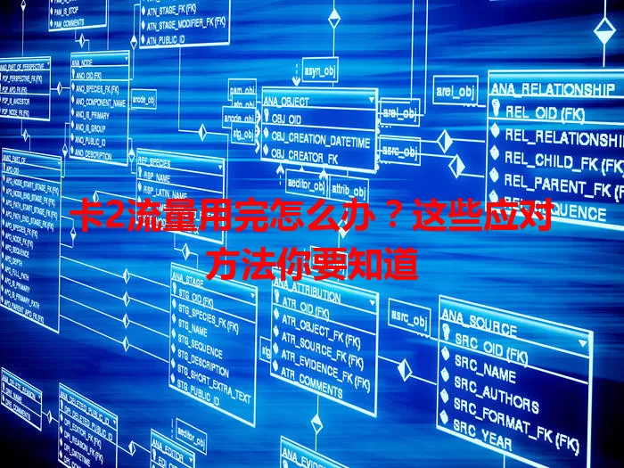 卡2流量用完怎么办？这些应对方法你要知道