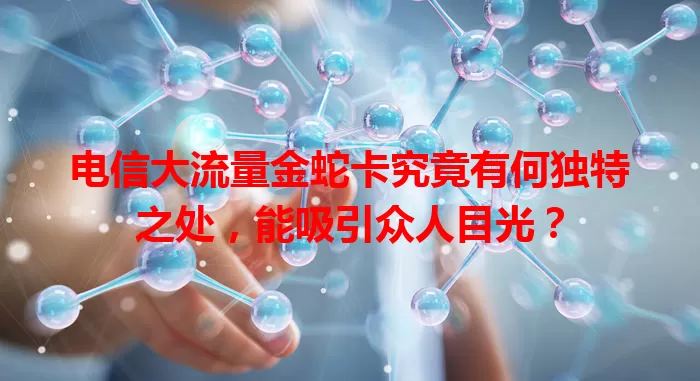 电信大流量金蛇卡究竟有何独特之处，能吸引众人目光？