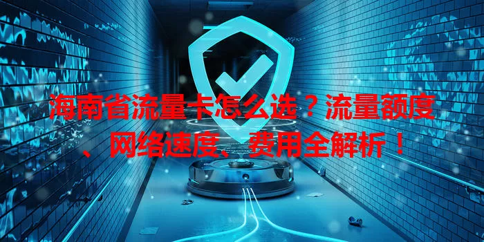 海南省流量卡怎么选？流量额度、网络速度、费用全解析！