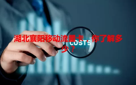 湖北襄阳移动流量卡，你了解多少？