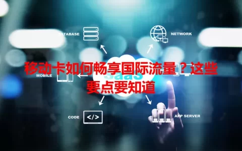 移动卡如何畅享国际流量？这些要点要知道