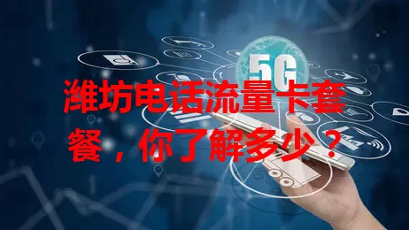 潍坊电话流量卡套餐，你了解多少？