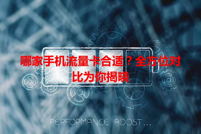 哪家手机流量卡合适？全方位对比为你揭晓
