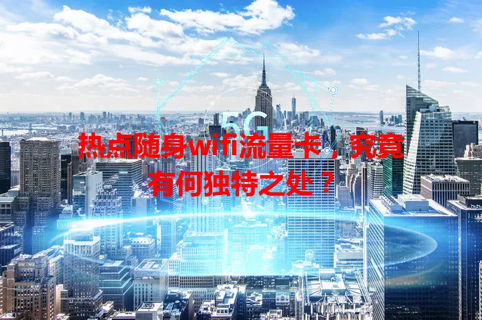 热点随身wifi流量卡，究竟有何独特之处？