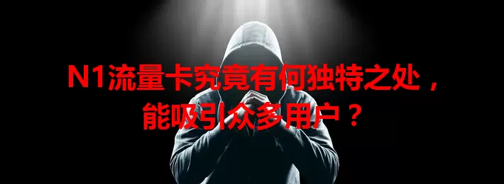 N1流量卡究竟有何独特之处，能吸引众多用户？