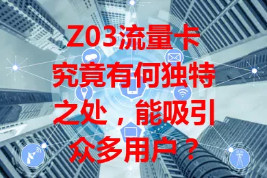 Z03流量卡究竟有何独特之处，能吸引众多用户？