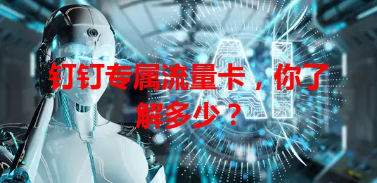 钉钉专属流量卡，你了解多少？