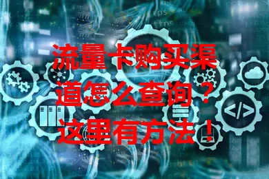 流量卡购买渠道怎么查询？这里有方法！